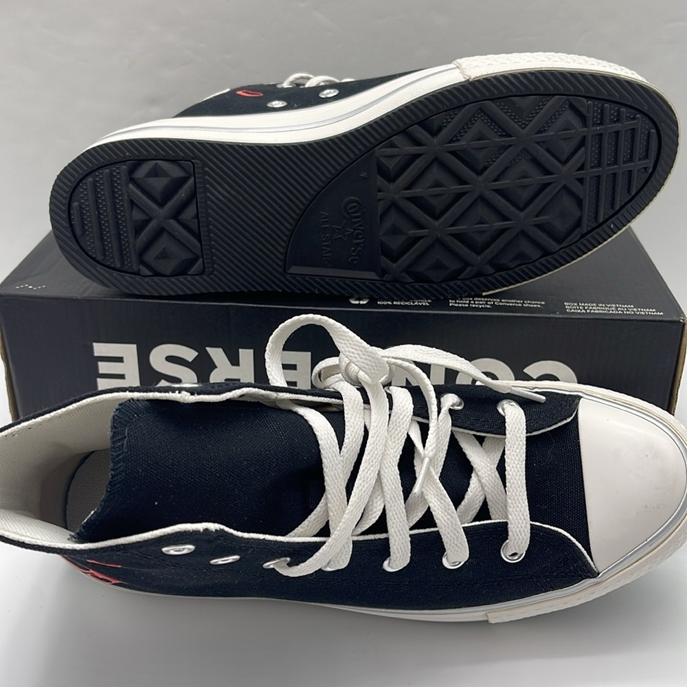 Converse WMNS High-Tops w Red Heart Details
CTAS EVA LIFT HI
BLACK/VINTAGE WHITE - Picture 3 of 16